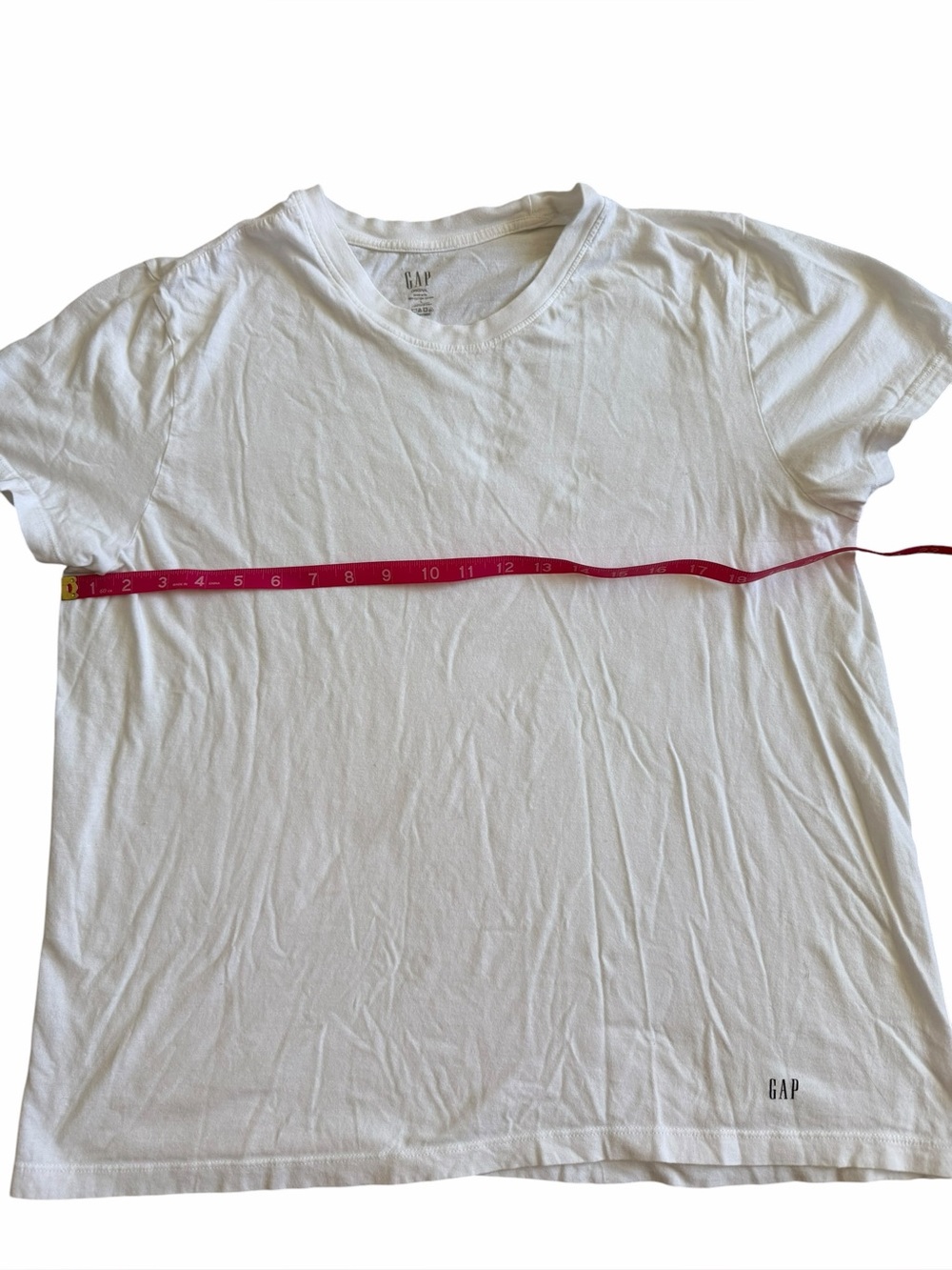 GAP White Logo-Print Crewneck Tee - Picture 5 of 5